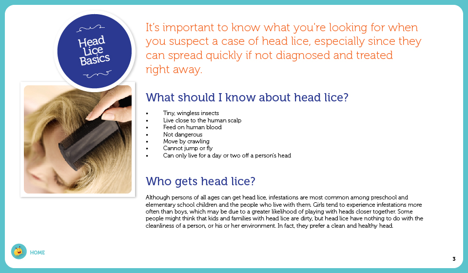 It's important to know what you're looking for when you suspect a case of head lice, especially since they can spread quickly if not diagnosed and treated right away.